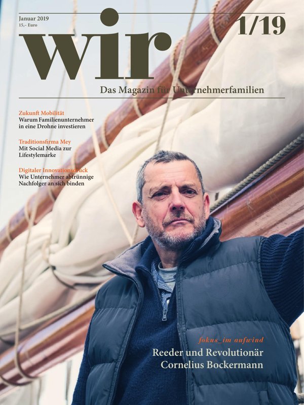 wir-Magazin: Reeder und Revolutionär Cornelius Bockermann [01|2019]