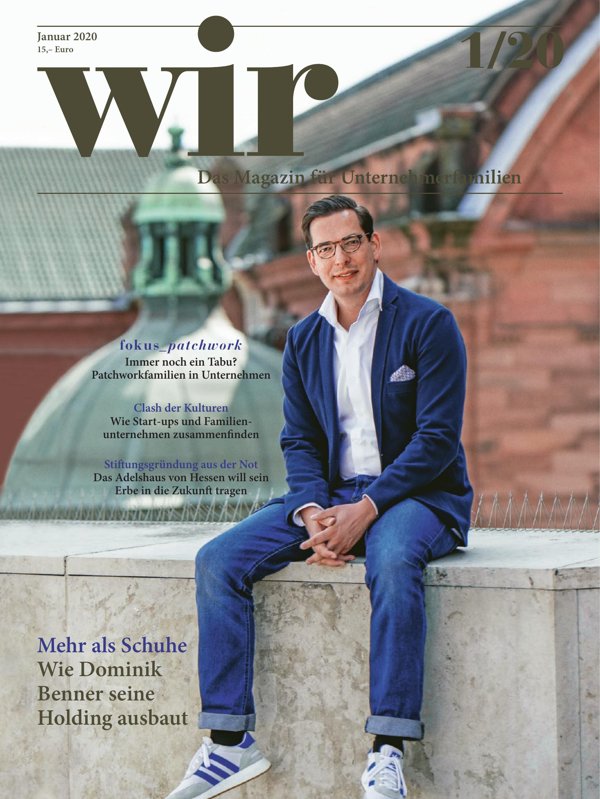 wir-Magazin: Wie Dominik Benner seine Holding ausbaut [01|2020]