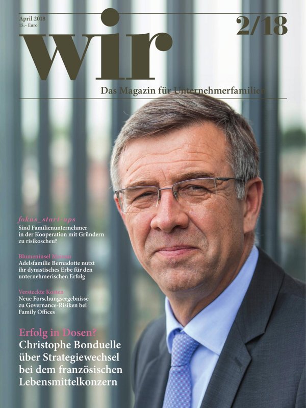 wir-Magazin: Erfolg in Dosen? - Christophe Bonduelle über Strategiewechsel bei dem französischen Lebensmittelkonzern [02|2018]