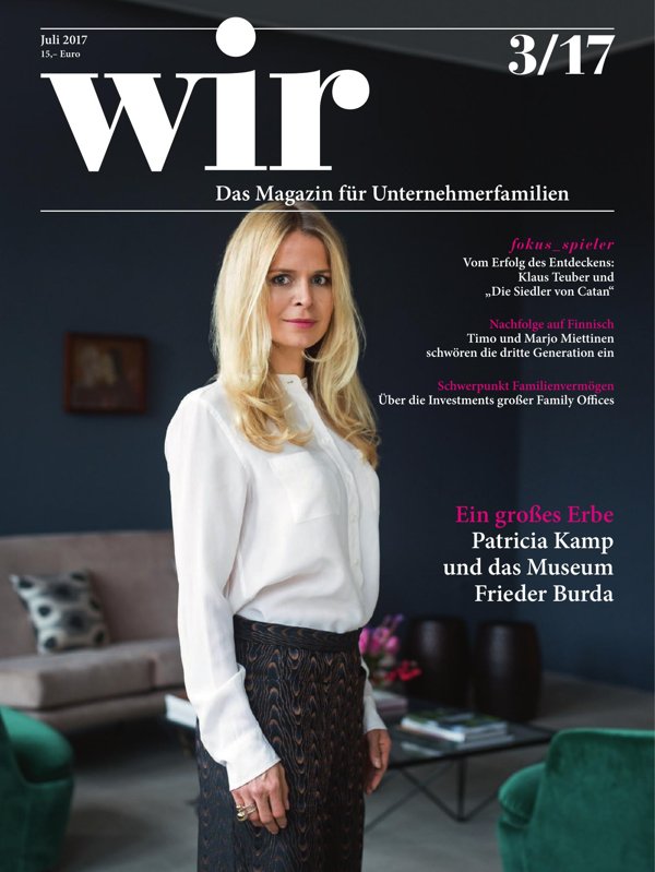 wir-Magazin: Ein großes Erbe - Patricia Kamp und das Museum Frieder Burda [03|2017]