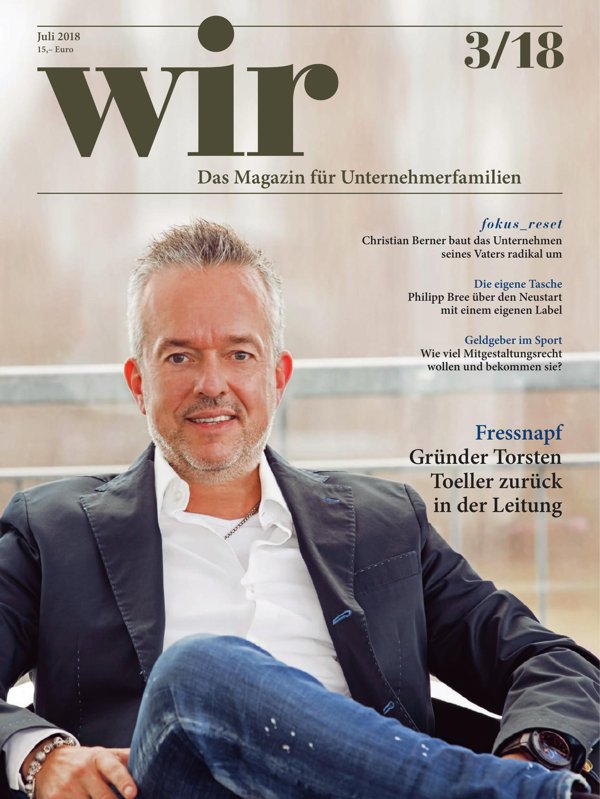 wir-Magazin: Fressnapf - Gründer Torsten Toeller zurück in der Leitung [03|2018]
