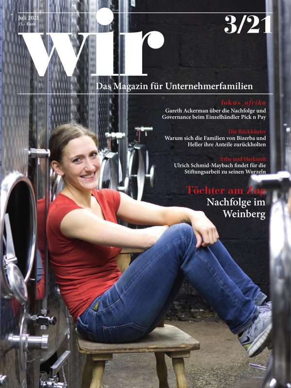 wir-Magazin: Töchter am Zug - Nachfolge im Weinberg [03|2021]