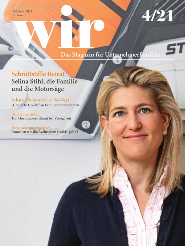wir-Magazin: Schnittstelle Beirat - Selina Stihl