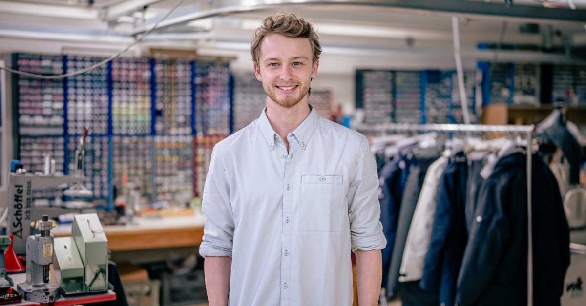 Nun also doch Nachfolger im Familienunternehmen: Jakob Schöffel. / Foto: Schöffel Gruppe