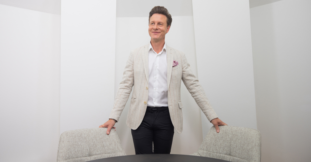 Ist gern Gastgeber: der österreichische Mehrfachgründer und Investor Mathias Muther. / Foto: Mathias Muther Family Office