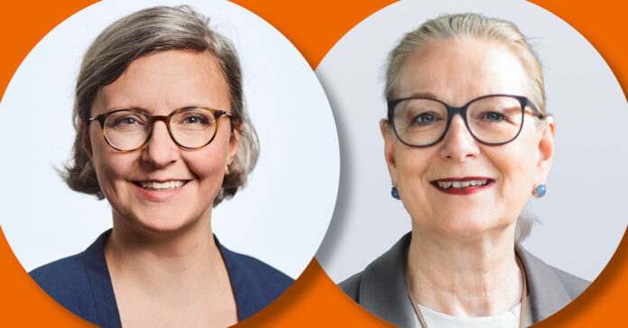 Sarah Bautz und Christiane Brunk sprechen Im Podcast darüber, wie man einen traditionellen Lederhersteller fit für die Zukunft – und die Nachfolge – macht. / Foto: Andreas Varnhorn / Braun Büffel