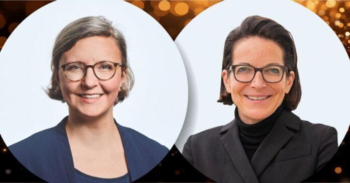 Wo liegen die Chancen und Risiken, wenn man mit dem eigenen Gesicht für eine Marke steht? Darüber sprechen wir-Redakteurin Sarah Bautz und Dr. Caroline von Kretschmann vom Hotel Europäischer Hof Heidelberg. / Foto: Andreas Varnhorn / Hotel Europäischer Hof Heidelberg